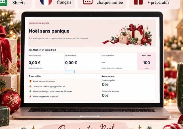 Noël sans panique — aperçu du FLOW