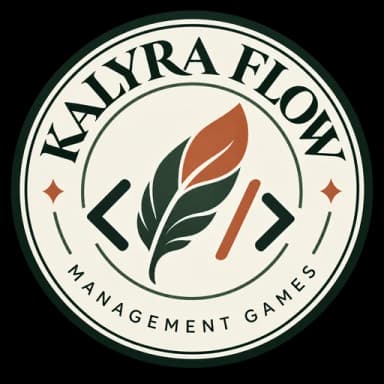 Emblème KALYRA FLOW, studio de jeux de gestion